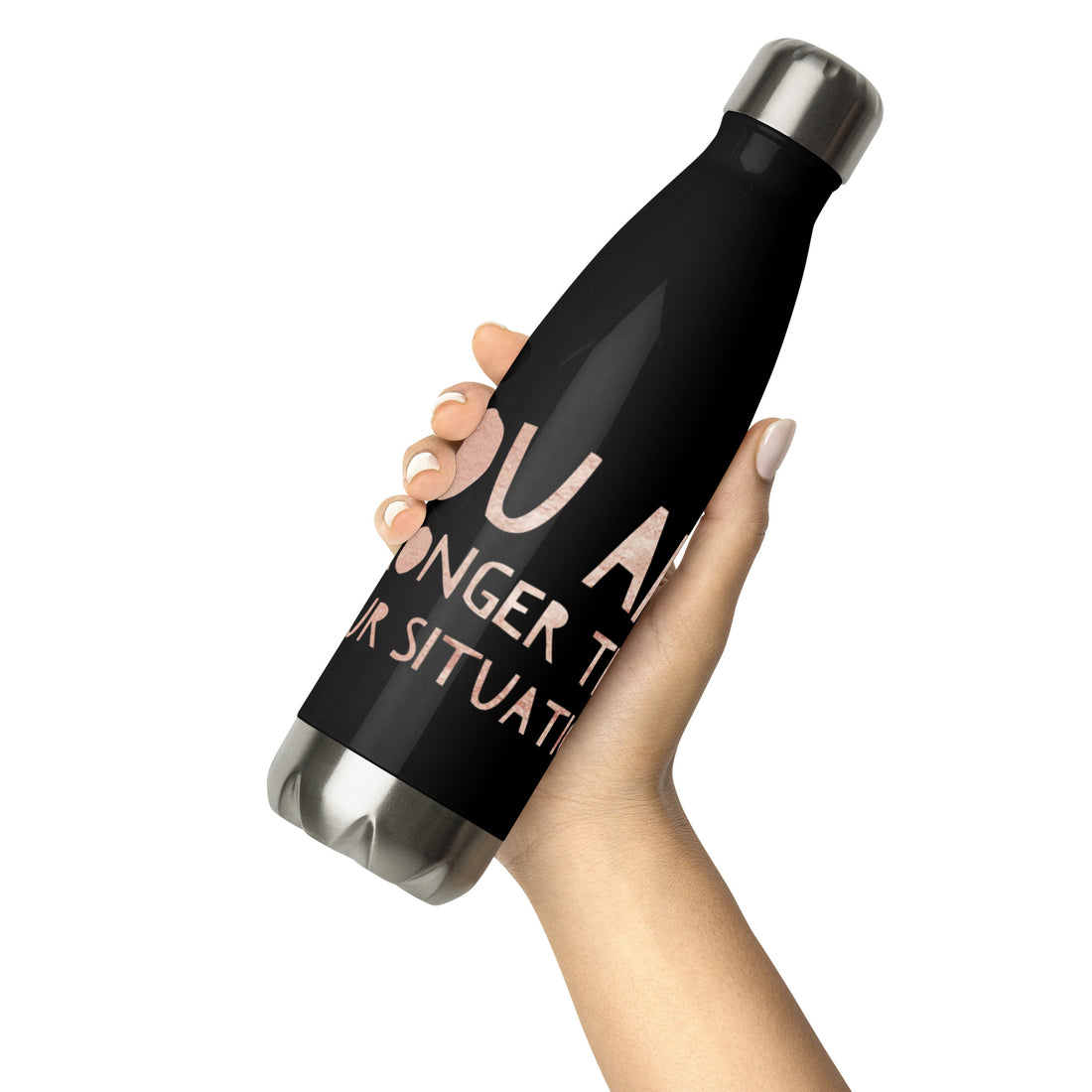 Dancing Hearts Stainless Steel Water Bottle