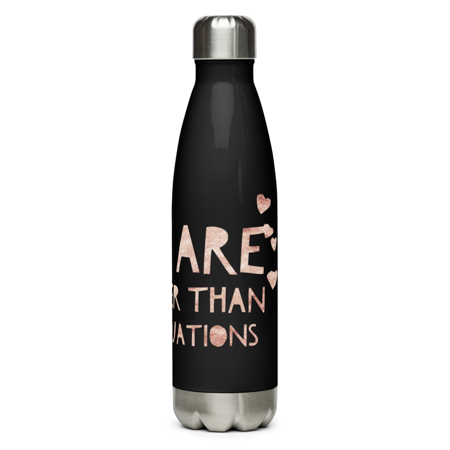 Dancing Hearts Stainless Steel Water Bottle